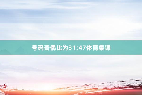 号码奇偶比为31:47体育集锦