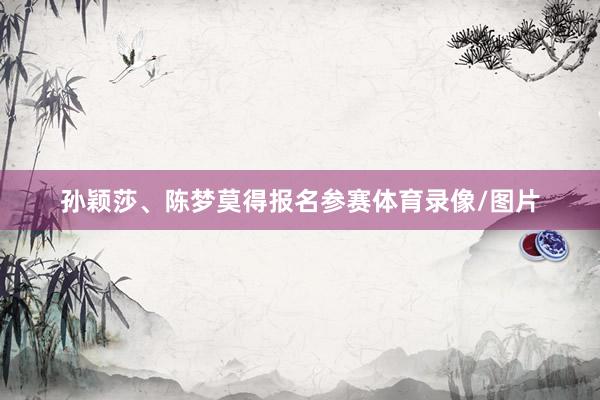 孙颖莎、陈梦莫得报名参赛体育录像/图片