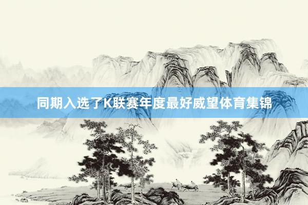 同期入选了K联赛年度最好威望体育集锦