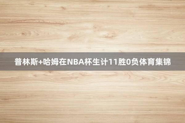 普林斯+哈姆在NBA杯生计11胜0负体育集锦