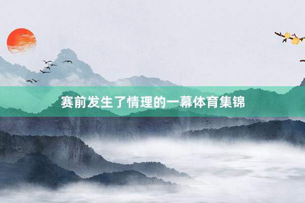 赛前发生了情理的一幕体育集锦