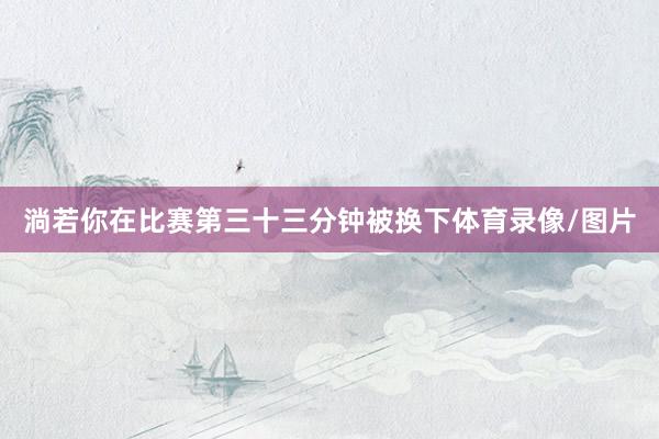 淌若你在比赛第三十三分钟被换下体育录像/图片