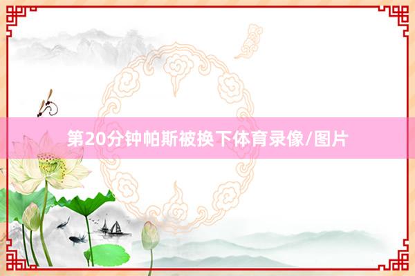 第20分钟帕斯被换下体育录像/图片