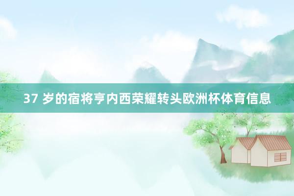 37 岁的宿将亨内西荣耀转头欧洲杯体育信息