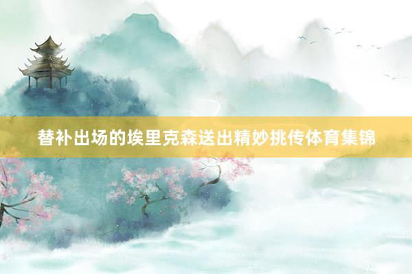 替补出场的埃里克森送出精妙挑传体育集锦