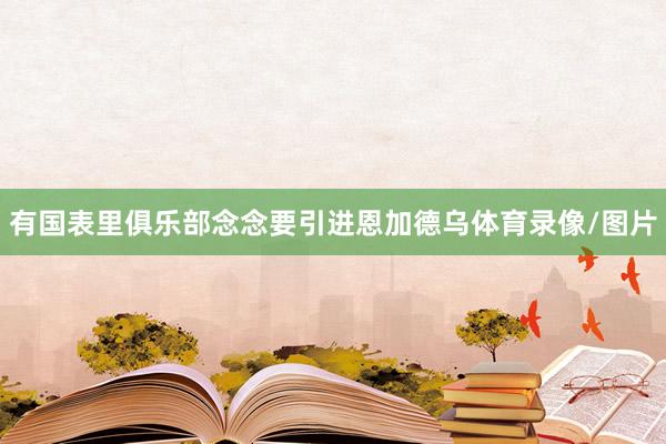 有国表里俱乐部念念要引进恩加德乌体育录像/图片