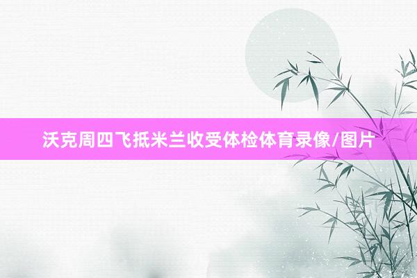 沃克周四飞抵米兰收受体检体育录像/图片