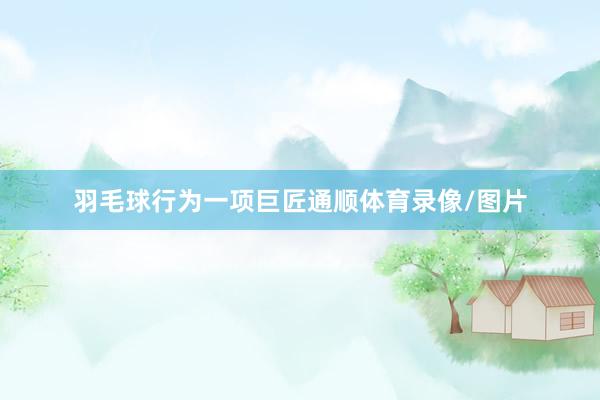 羽毛球行为一项巨匠通顺体育录像/图片