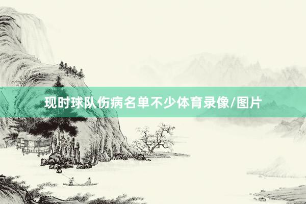 现时球队伤病名单不少体育录像/图片