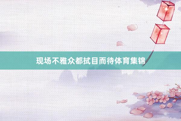 现场不雅众都拭目而待体育集锦