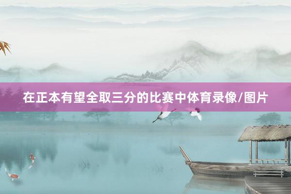 在正本有望全取三分的比赛中体育录像/图片