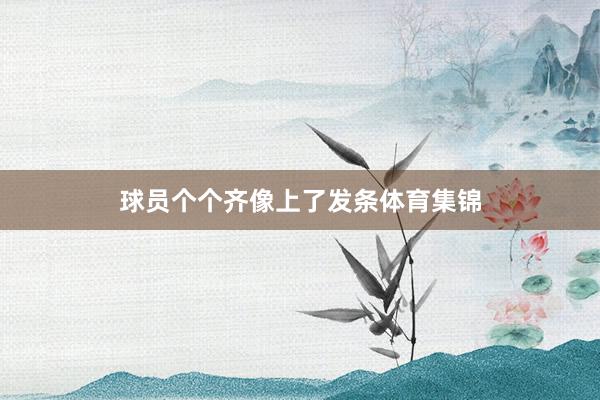 球员个个齐像上了发条体育集锦