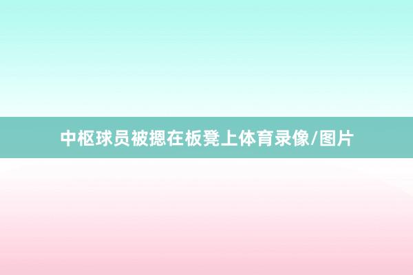 中枢球员被摁在板凳上体育录像/图片