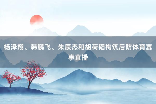 杨泽翔、韩鹏飞、朱辰杰和胡荷韬构筑后防体育赛事直播