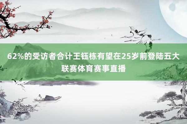 62%的受访者合计王钰栋有望在25岁前登陆五大联赛体育赛事直播