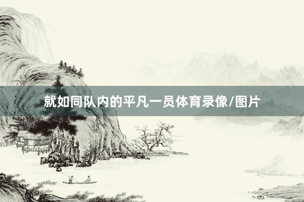 就如同队内的平凡一员体育录像/图片